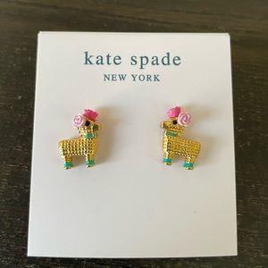 Kate Spade New York Haute Stuff Penny the Pinata Stud Earrings NWOT